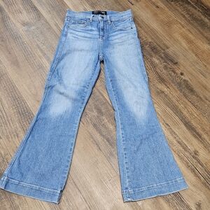 Veronica Beard Carson Ankle Flare | High Rise | Size 25 | Mystic Blue |